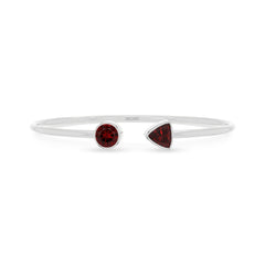 garnet cut bracelet