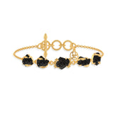 black-tourmaline rough bracelet