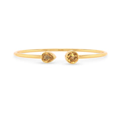 citrine cut bracelet