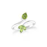 amethyst prong-set ring