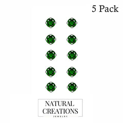 chrome diopside earrings