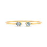 aquamarine cut bracelet