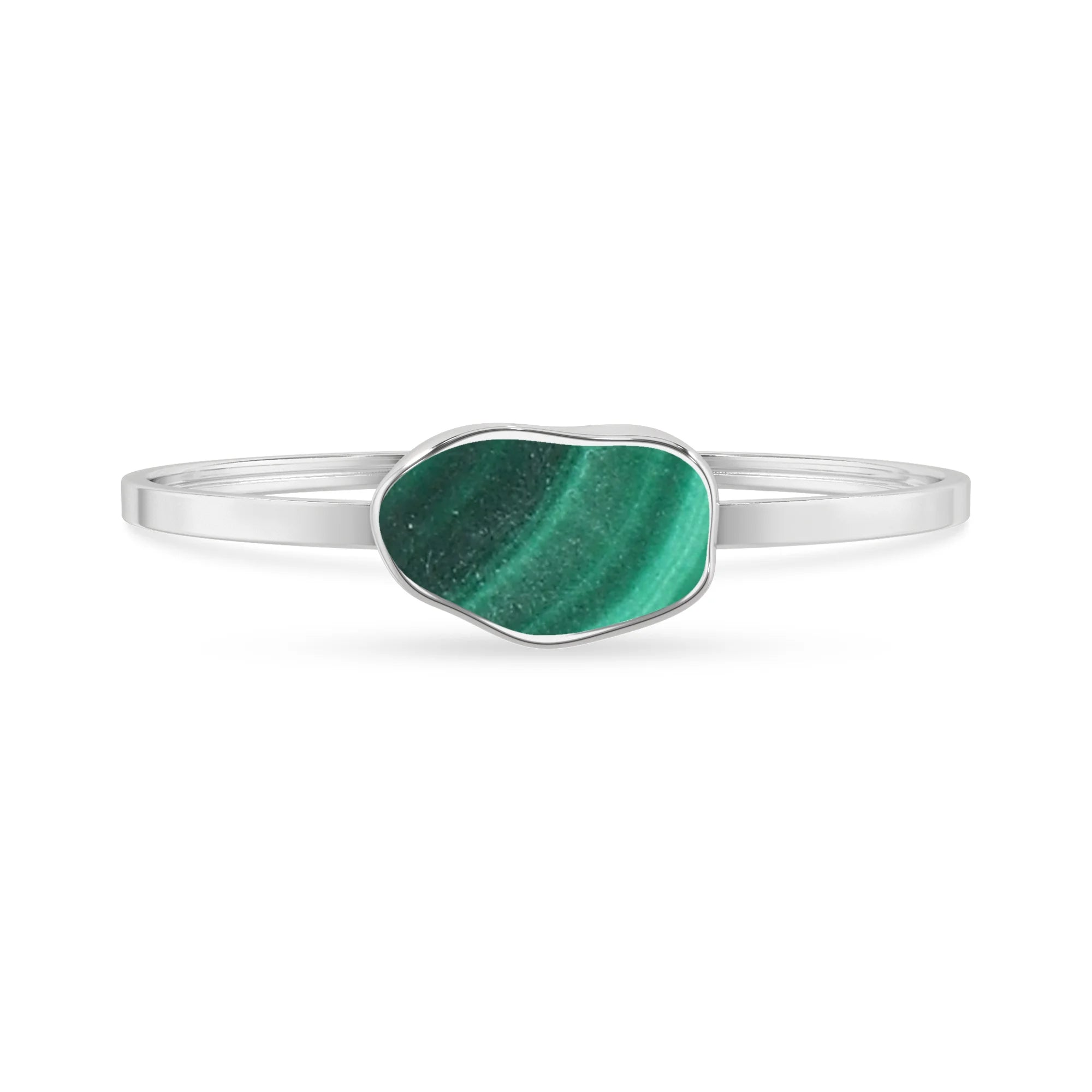 malachite rough bracelet