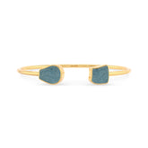 aquamarine twister bracelet