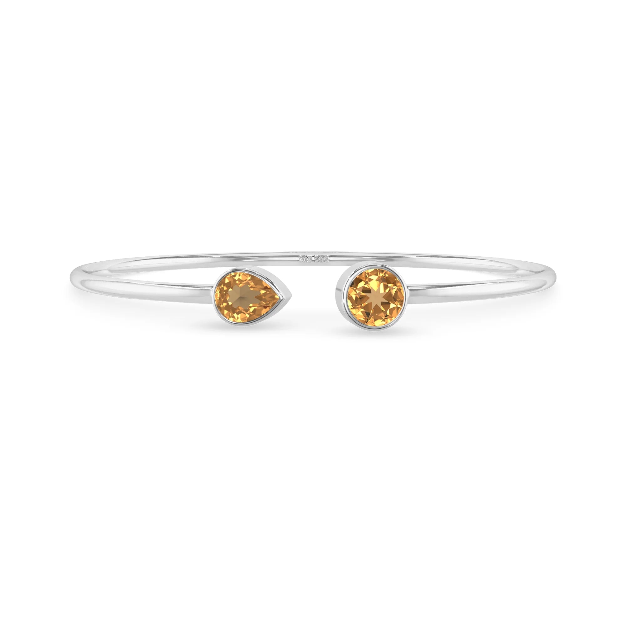 citrine cut bracelet