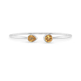 citrine cut bracelet
