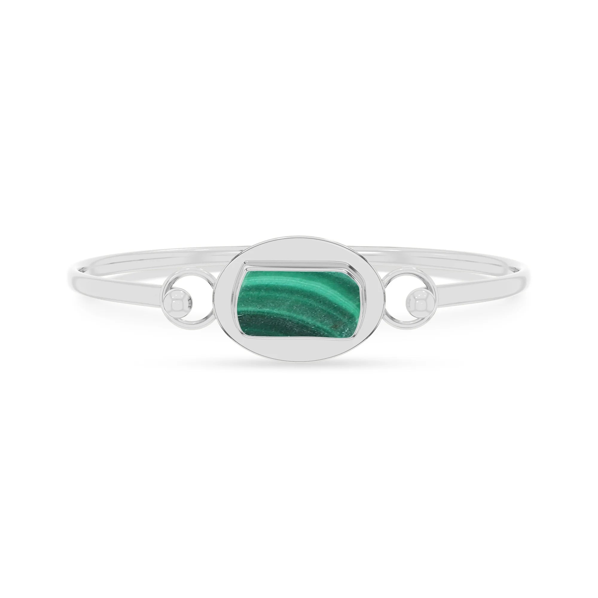 malachite rough bracelet