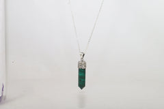 malachite pendant