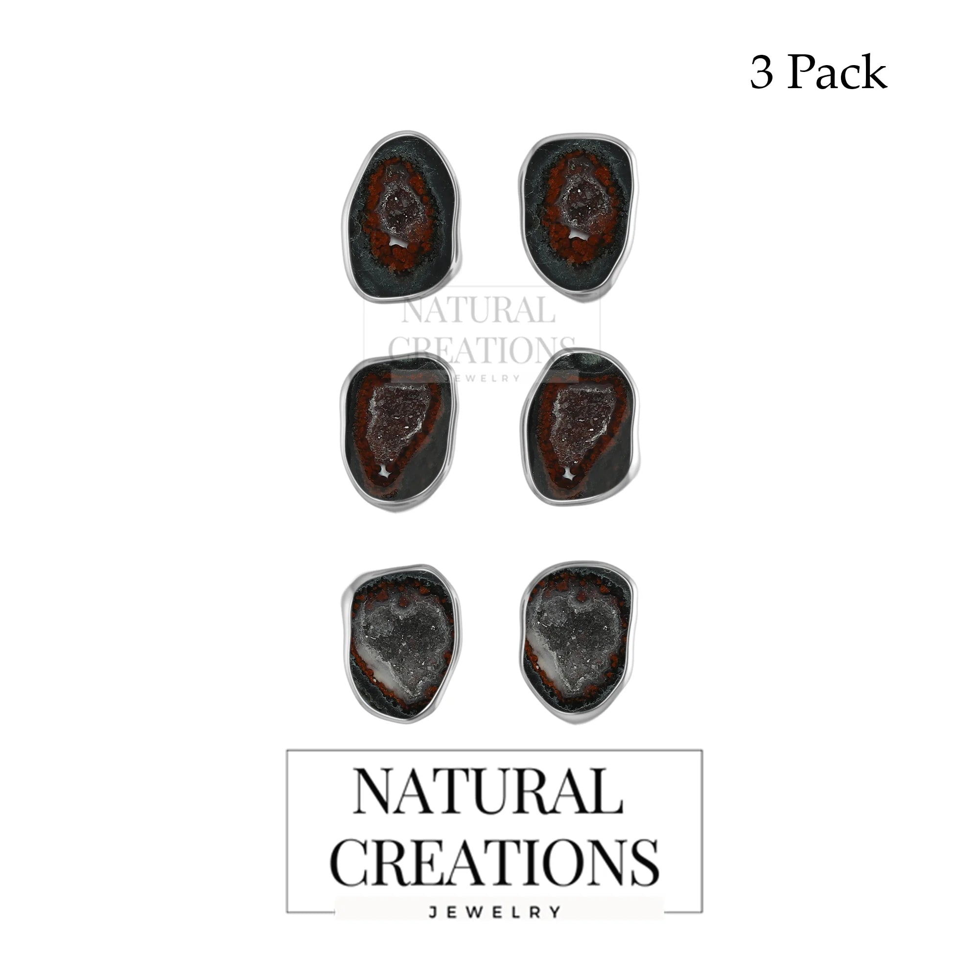 geode earrings