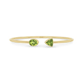 peridot cut bracelet