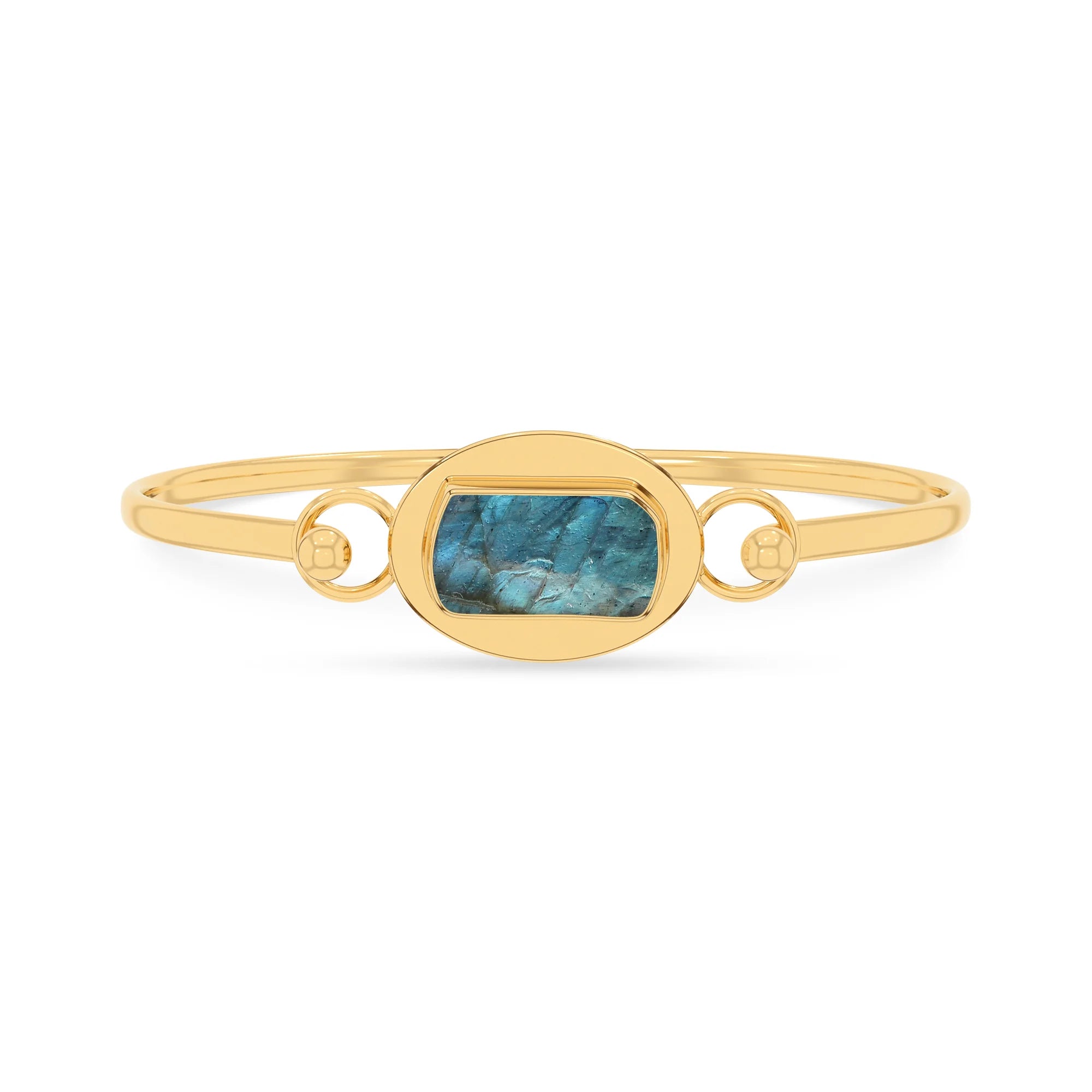 labradorite rough bracelet