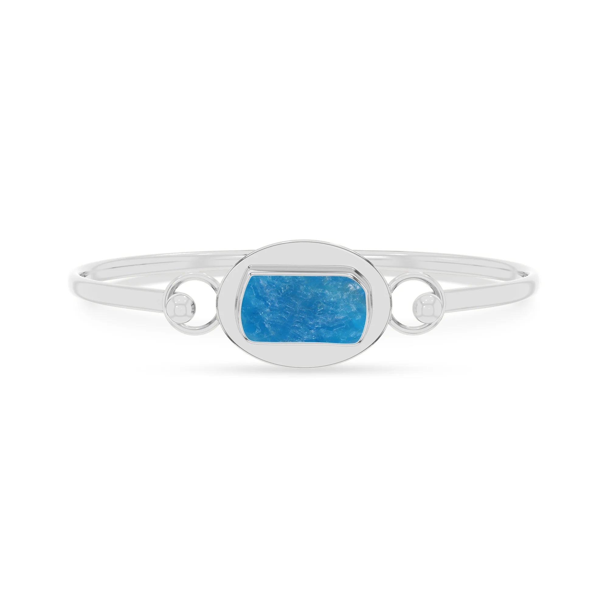 neon apatite rough bracelet