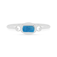neon apatite rough bracelet