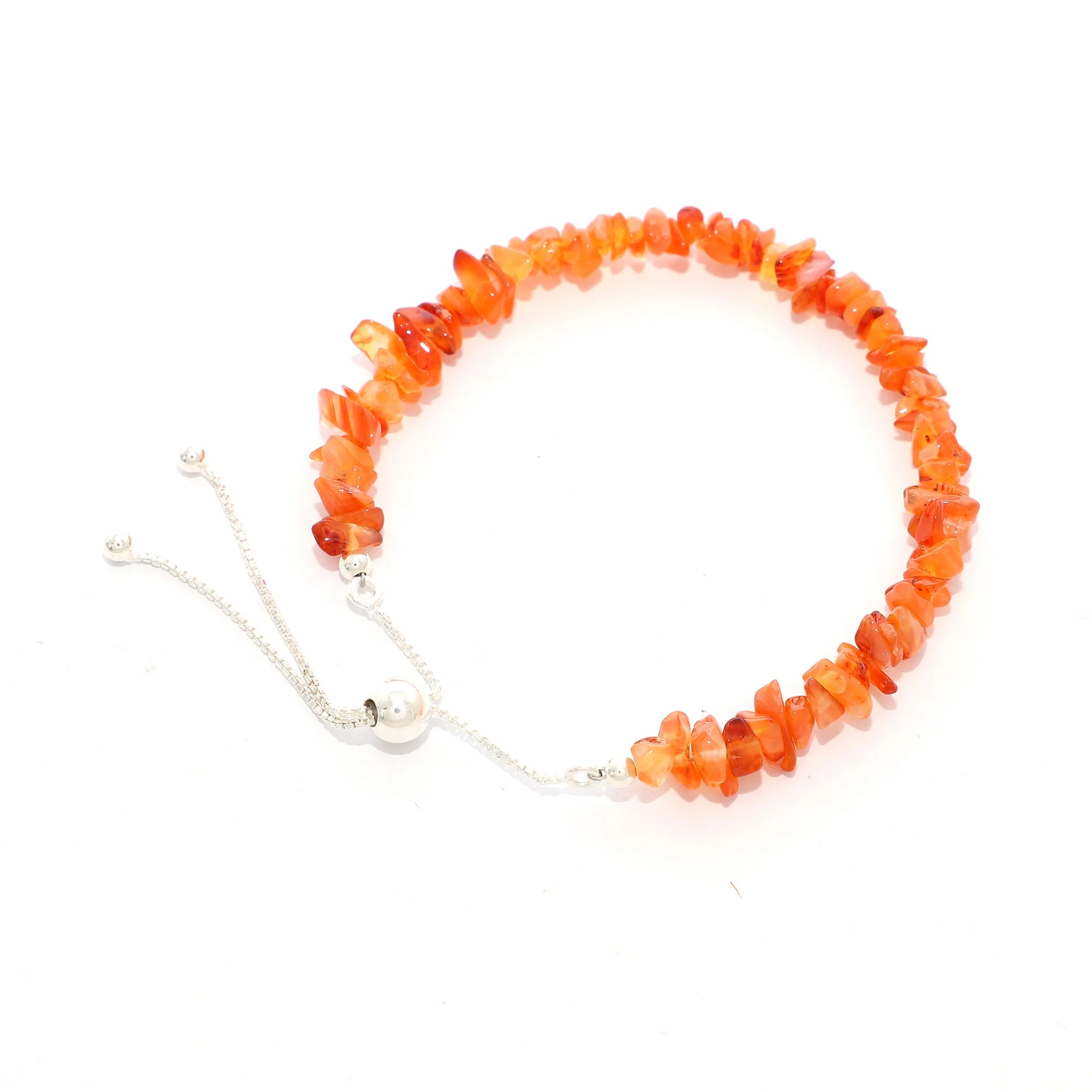 carnelian rough bracelet
