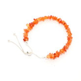 carnelian rough bracelet