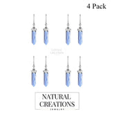 blue lace agate  earrings