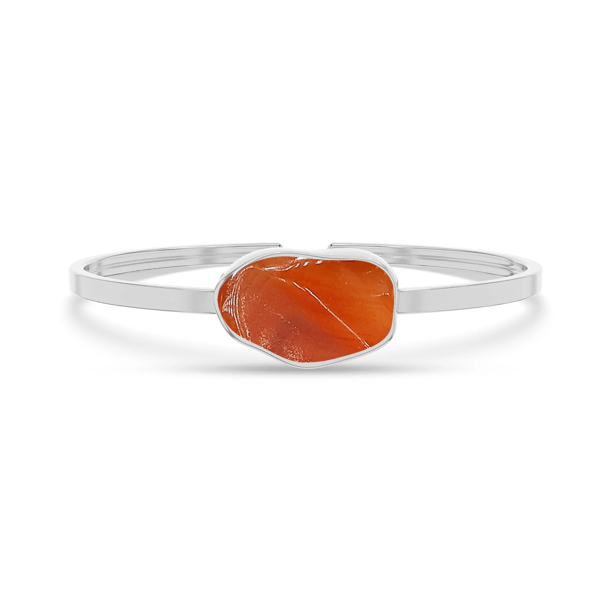 amber rough bracelet