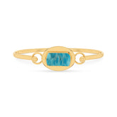 turquoise rough bracelet