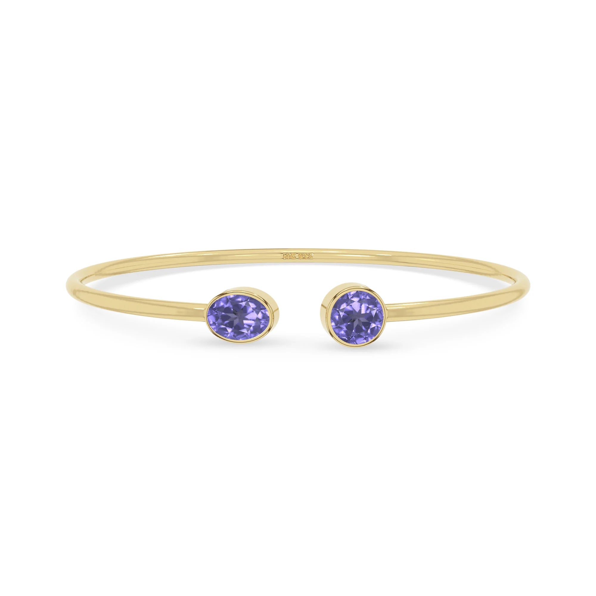 tanzanite cut bracelet