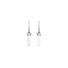 crystal cut earrings