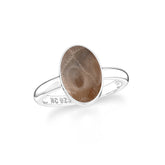 petoskey bezel-set ring