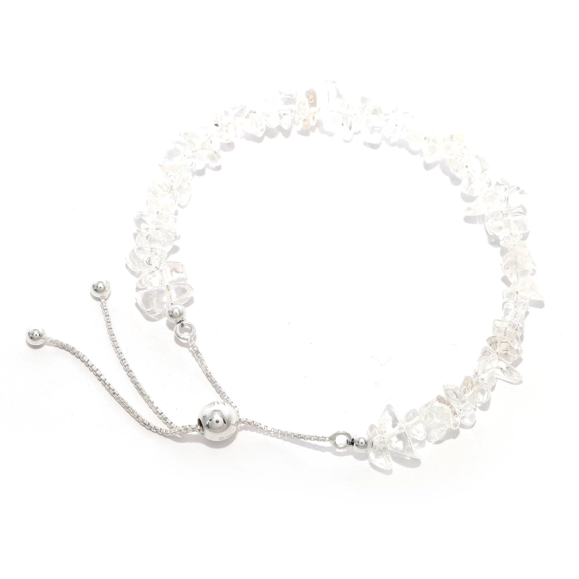crystal rough bracelet