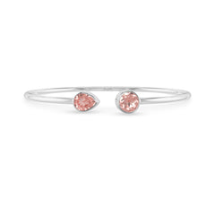 morganite cut bracelet