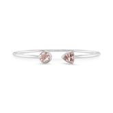 rose quartz cut bracelet