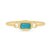 paraiba apatite rough bracelet