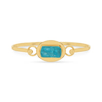 paraiba apatite rough bracelet