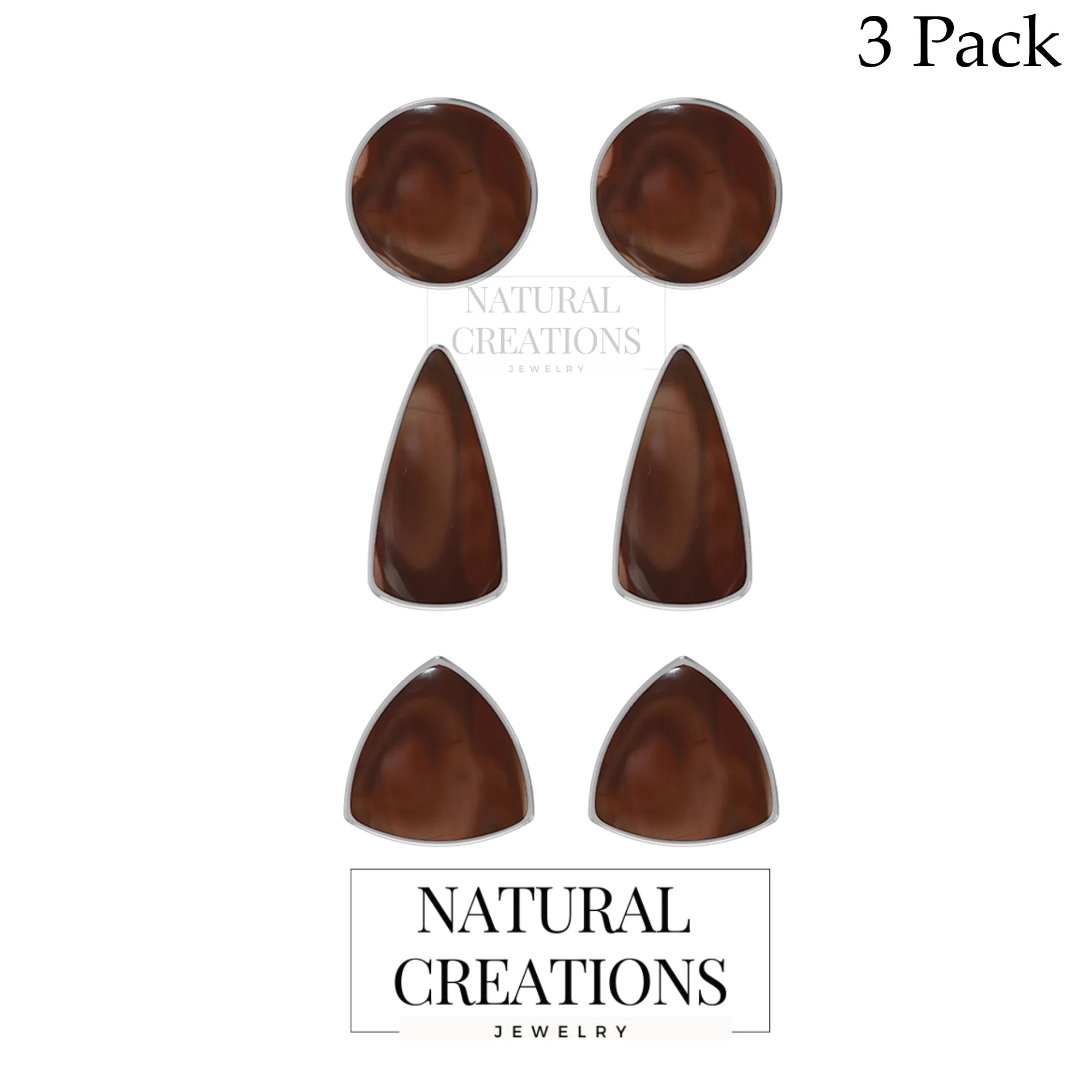 imperial jasper cab earrings