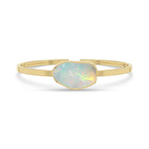 Natural Rough Ethiopian Opal Twister Bracelets for Women in 18K Gold Vermeil