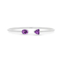 amethyst cut bracelet