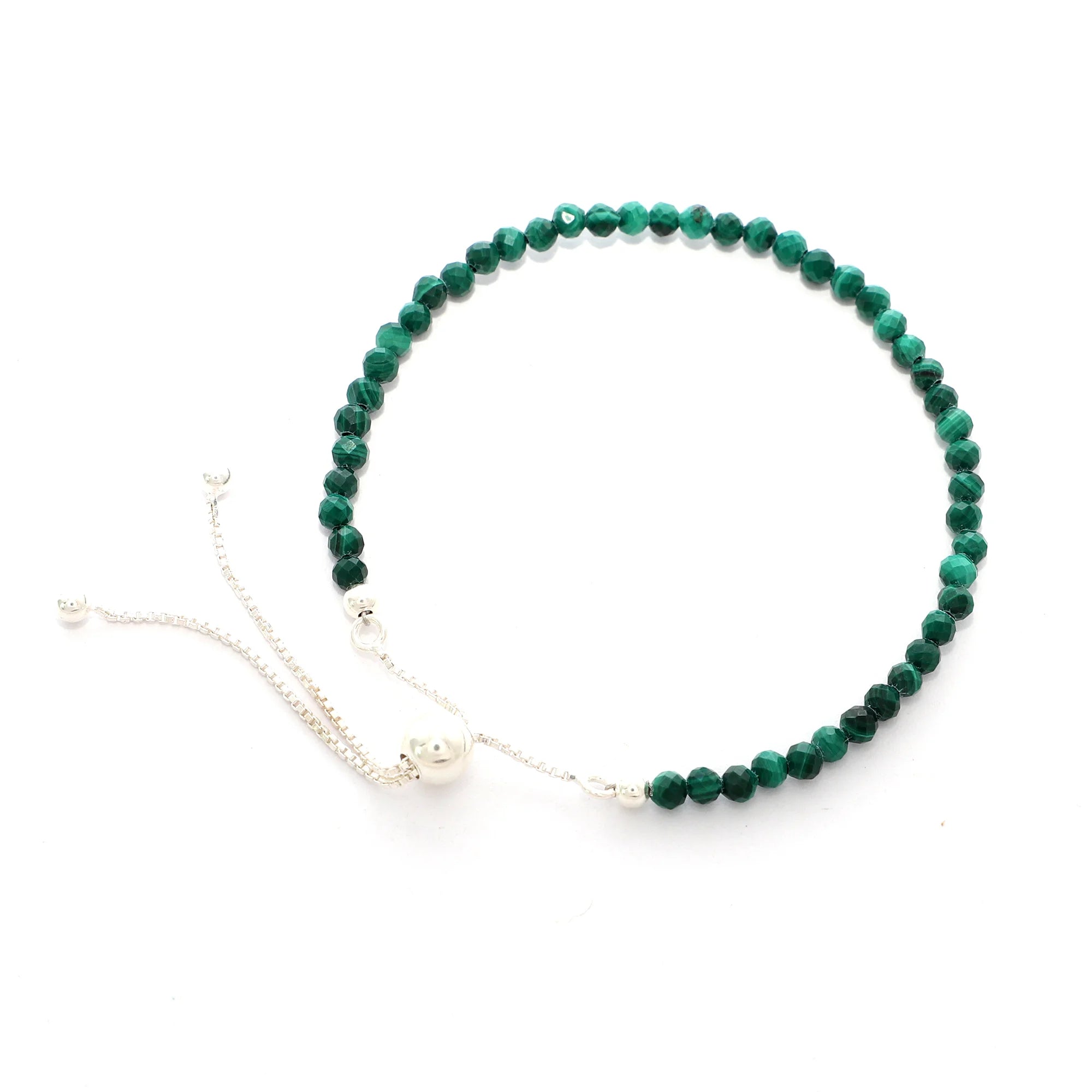 malachite cut bracelet