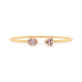 rose quartz cut bracelet