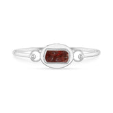 garnet rough bracelet
