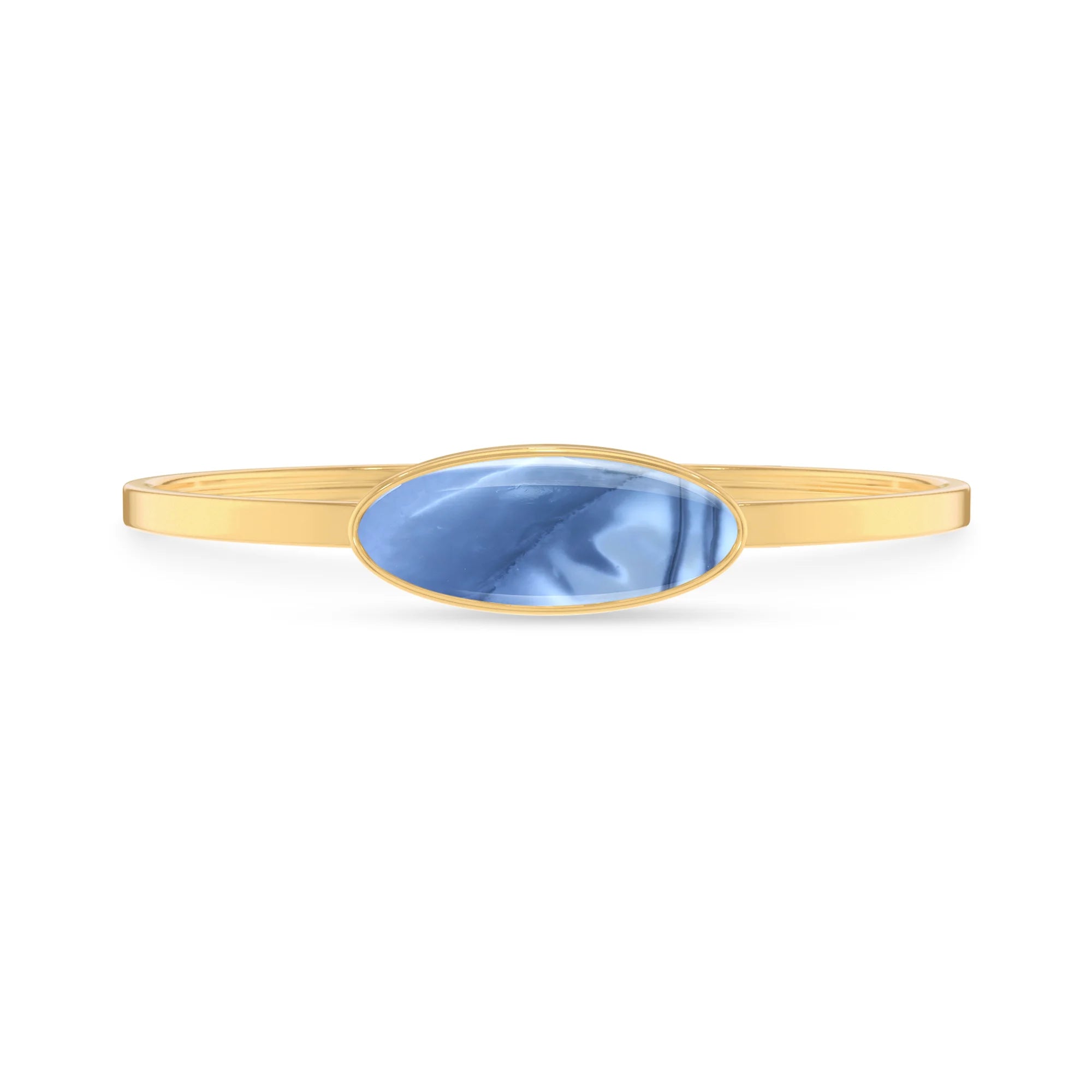 blue opal rough bracelet