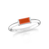carnelian bezel-set ring