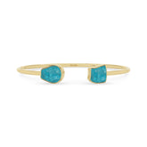 paraiba apatite twister bracelet