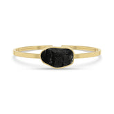 black tourmaline rough bracelet