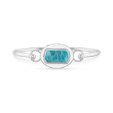 turquoise rough bracelet