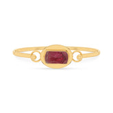 pink tourmaline rough bracelet