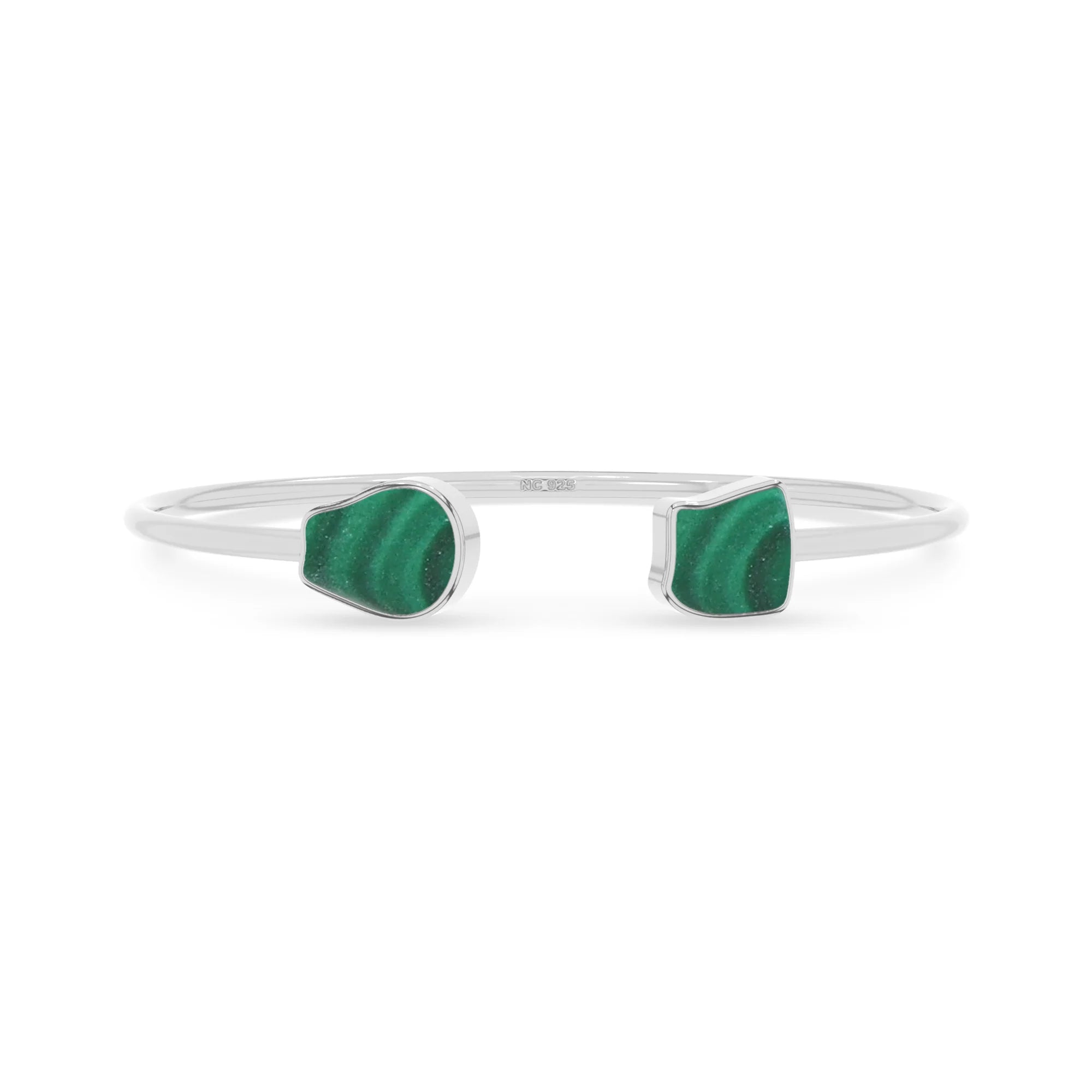malachite twister bracelet