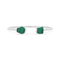 malachite twister bracelet