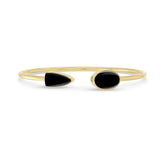 black onyx cab bracelet