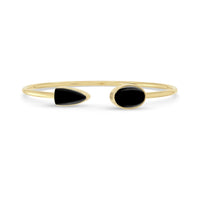 black onyx cab bracelet