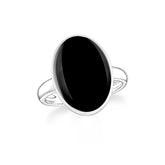 black-onyx bezel-set ring