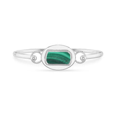 malachite rough bracelet