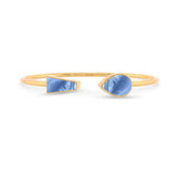blue opal cab bracelet