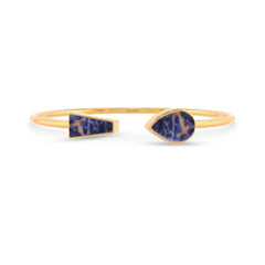 sodalite cab bracelet